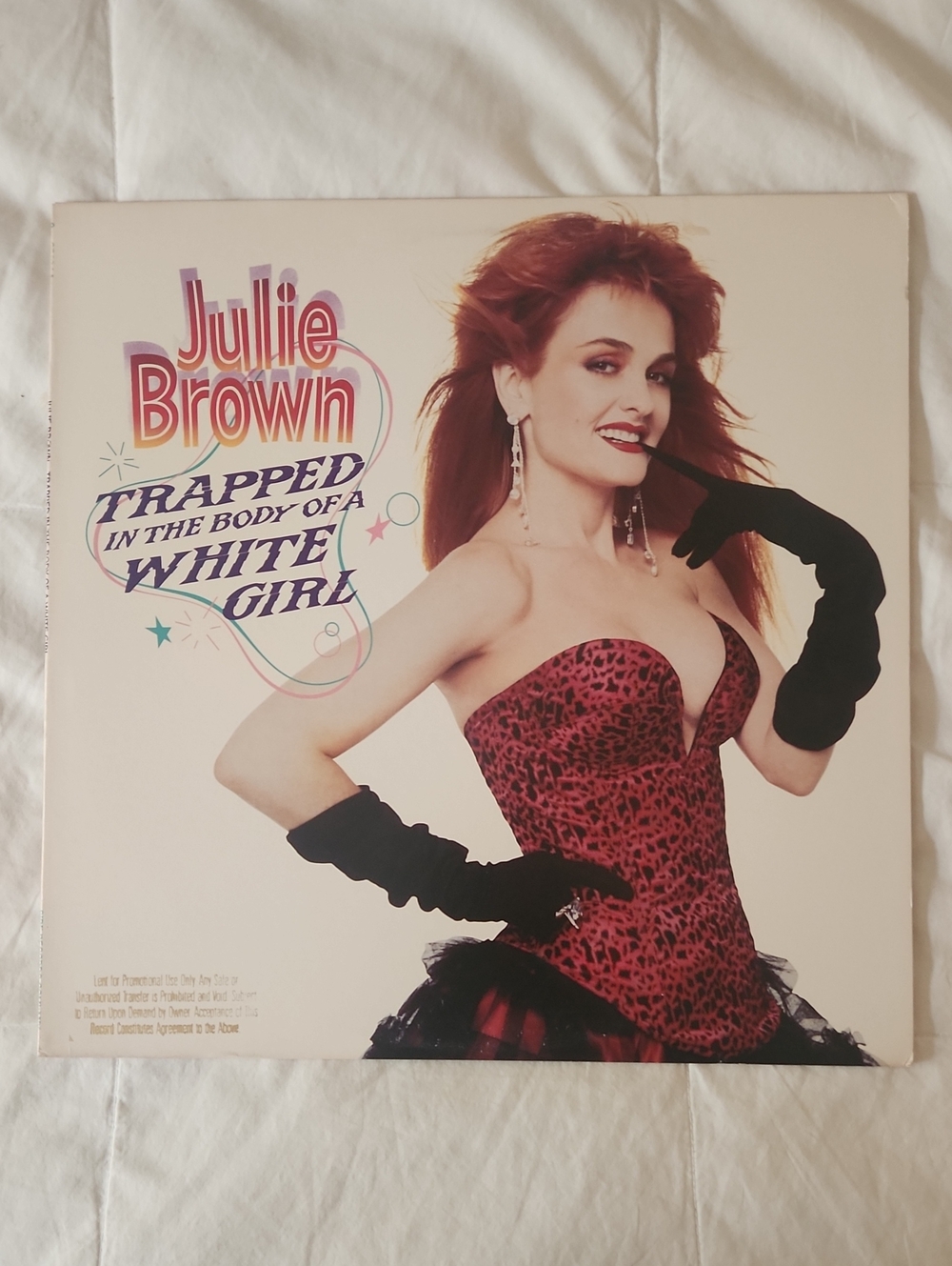 Julie Brown: Trapped In The Body Of A White Girl Vinyl -- DJ COPY RARE GEM NM